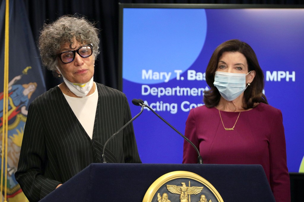 NY Health chief says ‘no decision’ on when school mask
mandate will end 1