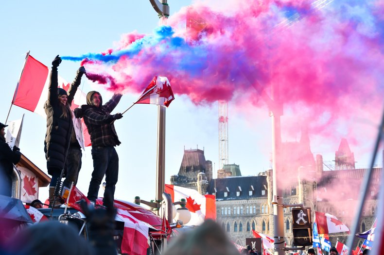 Canada Trucker Protests Latest as Ottawa Declares State of
Emergency 1