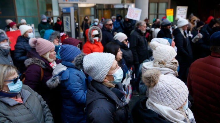 Plans to close Tufts Children’s Hospital prompt
protest 1