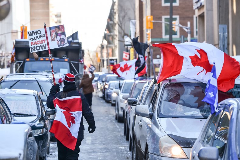 Ottawa Mayor Warns 'Someone Is Going to Get Killed' by
Truckers' Protest 1