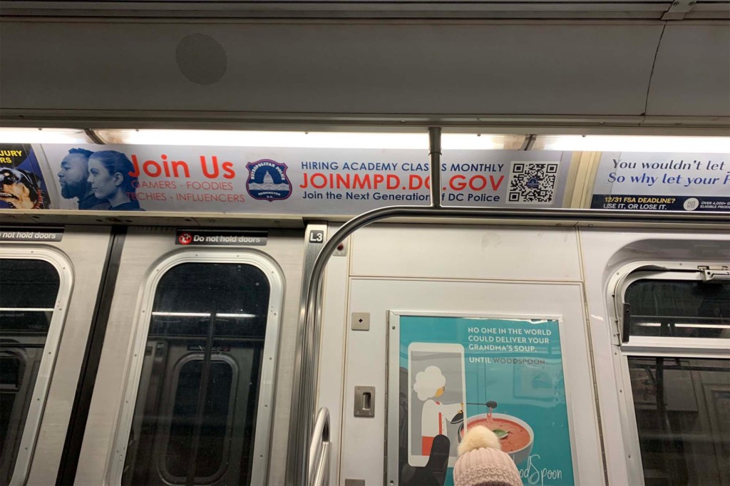 DC police trying to poach NYPD officers with transit ad
campaign 1