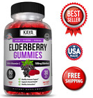Elderberry Gummies 60ct Zinc Vitamin C Immune Support Black Sambucus