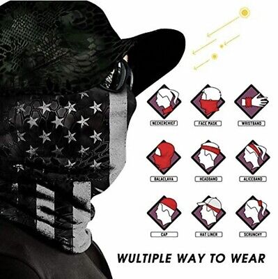 OUYZY Neck Gaiter Face Mask, Scarf Cover, Sun Bandanas