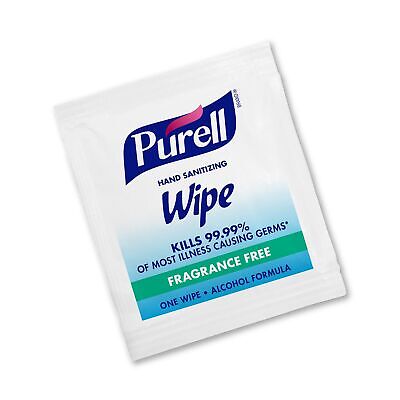 Purell Ethyl Alcohol Alcohol Hand Sanitizing Wipe Individual Packet 100 Wipes