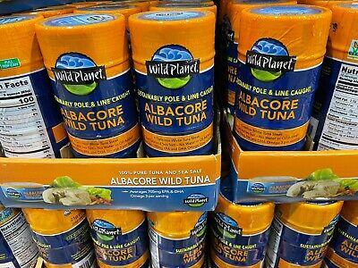 12 x Wild Planet Wild Albacore Tuna Steak Delicious White Tuna Fish 5 Oz FRESH..