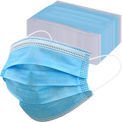50 PCS Kids Face Mask Disposable 3-Ply Ear-loop Mouth Cover 3 Layer Filter Mask