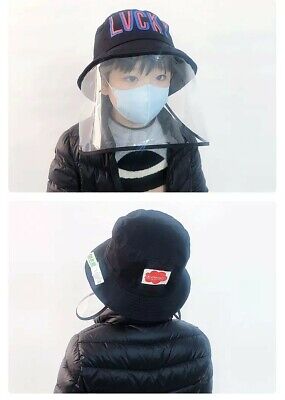Baby Kid Hat Cap Isolation Visor Face Shield Cover prevent droplet Protective UK