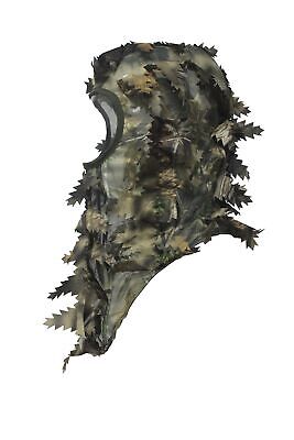 Camouflage Hunting Full Cover Leafy 3D Face Mask (Ambush Brown)
