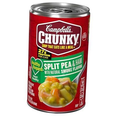 Campbell’s Chunky 19 Fl Oz (Pack of 1) Healthy Request Split Pea Soup With Ham