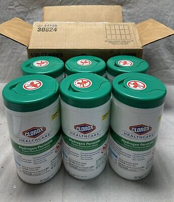 Clorox Healthcare Hydrogen Peroxide Cleaner Disinfectant Wipes 30824 QTY: 6