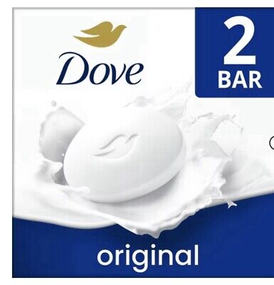 Dove Beauty Original White Moisturizing Beauty Bar Soap (2 Pack)