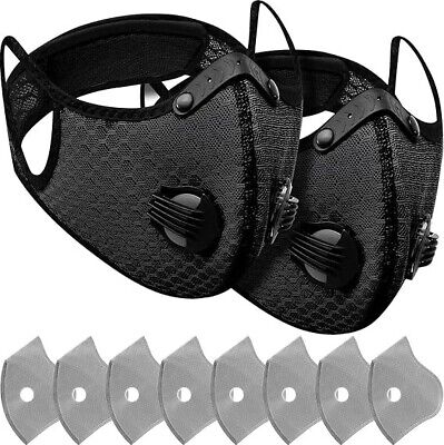 Dust Mask Reusable Respirator Mask Face Mask with Activated Carbon Filter