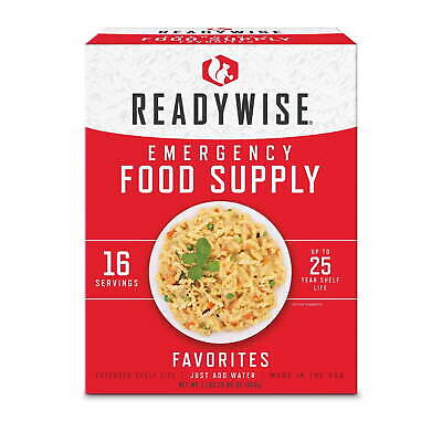 Emergency Survival Food Supply 16 Servings Creamy Pasta Vegetable Cheesy Lasagna