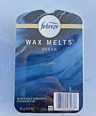 Febreeze Febreze Wax Melts Ocean 1 Pack w/8 Melts (Minoki Ginger Waterlily)