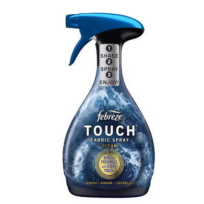 Febreze Touch Fabric Spray and Odor Fighter, 27 oz OCEAN scent