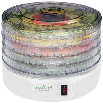 Food Dehydrator, NutriChef Kitchen Electric Countertop Food Preserver PKFD12