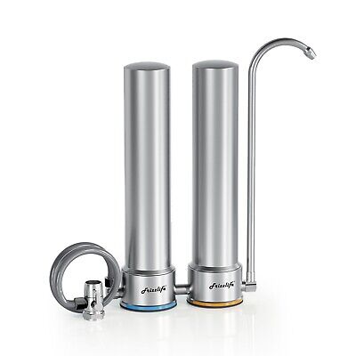 Frizzlife DS99 Dual Countertop Water Filter System, 8 Stage Filtration
