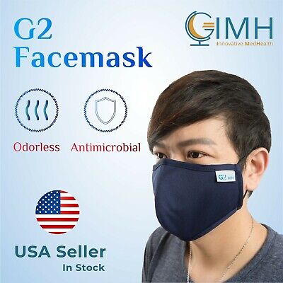 G2 Cotton Face Mask Odorless Washable Cotton Mouth Cover Reusable