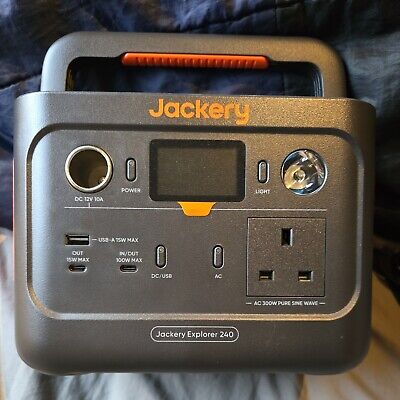 Jackery Explorer 240 v2 Portable Power Station 2024 New Version, 256Wh LiFePO4