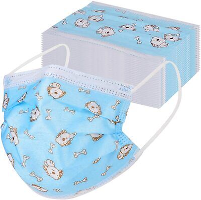 Kids Disposable Face Mask 50 PCS 3 Ply Ear loop Breathable & Comfortable Mask