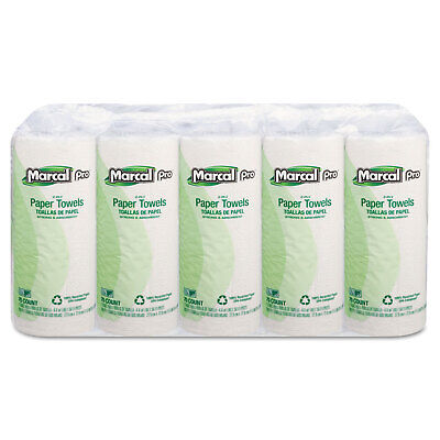 Marcal PRO 100% Premium Recycled Perforated Towels 11 x 9 White 70/Roll 15