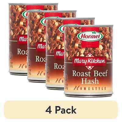 MARY KITCHEN Roast Beef Hash, Canned Roast Beef Hash, 14 oz Steel Can (4 pack)