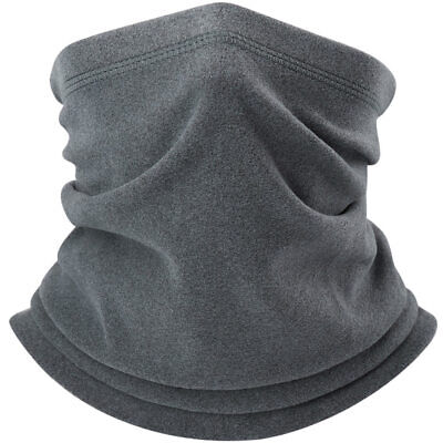 Neck Warmer Neck Gaiter Polar Fleece Neck Scarf Winter Neck Cover Ski Tube Scarf