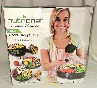 Nutrichef PKFD12 electric food dehydrator freshener, fresh food preservation