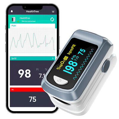 Oximeter Pulse Fingertip SpO2 Heart Rate Monitor Blood Oxygen Saturation Monitor