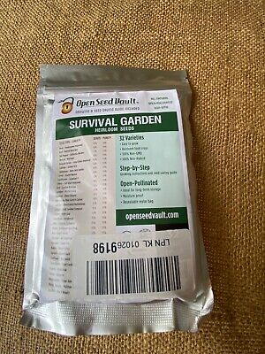 PERCH Open Seed Vault Emergency Seeds - 32 varieties