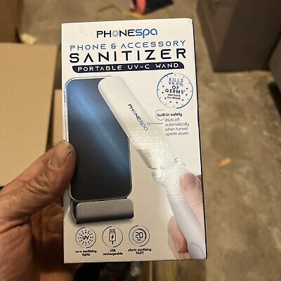 PhoneSpa Convenient, Portable, and Foldable UV-C Light Sanitizer NIB