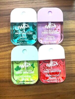 Power mist 4 Flavors Hydrating Hand Sanitizer Spray , Travel size 1.2oz USA ship