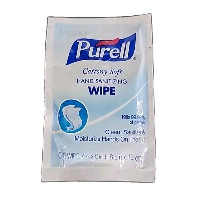 Purell 9026-1M Hand Sanitizing Wipes, Single Packets, Pk1000