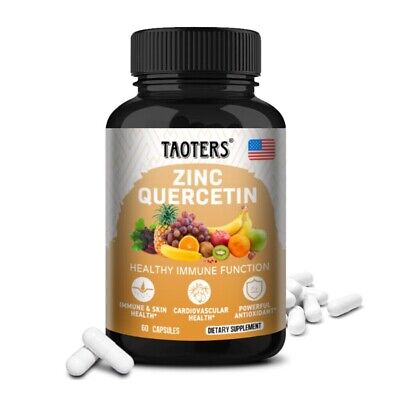 Quercetin 1000 Mg with Bromelain & Zinc - Natural Immune Support Supplement