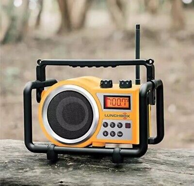 Sangean LB-100 Ultra Rugged Compact AM / FM Radio, Yellow - New, Open FAST SHIP