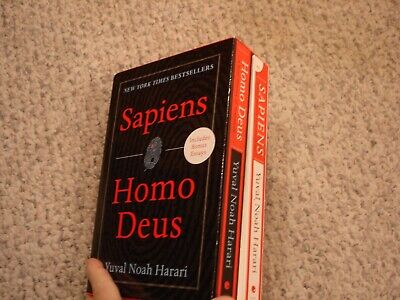 Sapiens & Homo Deus Yuval Noah Harari trade paperback box set 2018