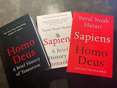 Sapiens/Homo Deus Box Set by Yuval Noah Harari (2 Book Box Set, Hardcover)