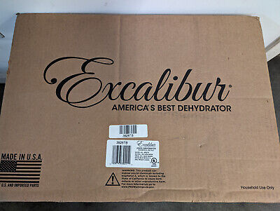 Sealed Excalibur Food Deydrator 3926TB Made in US 9-Tray