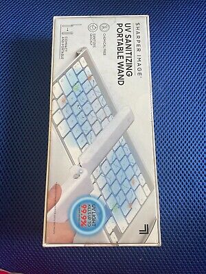 SHARPER IMAGE Light Sanitizer, Portable Foldable Ultraviolet Sanitizing SEALED