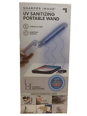TrueUV Sanitizing Light , Portable & Foldable (Sharper Image) Factory Sealed!