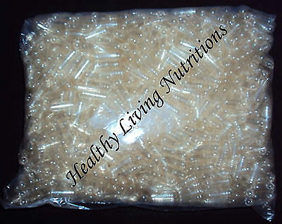 1000 EMPTY gel GELATIN CAPSULES ~SIZE 00 ~ (Kosher)