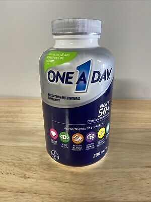 1X One A Day Men's 50+ Healthy Advantage Multivitamin, 200 Tablets Ex:06/25