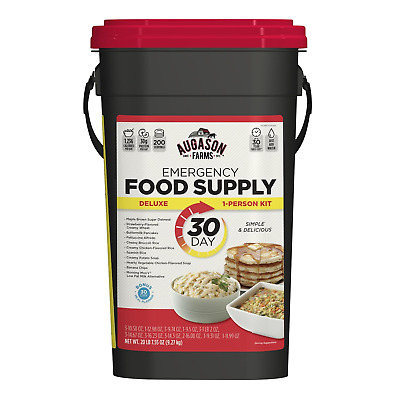 30-Day 1-Person Standard Emergency Food Supply Kit, Survival Food, Just Add Wate