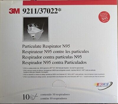 3M™ Particulate Respirator 9211/37022 Box Of 10 N95 Approved