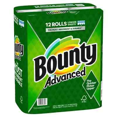 Bounty Advanced Paper Towels, 2-Ply, 101 Sheets, 12-count - Super Absorbent
