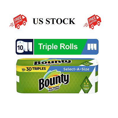 Bounty Paper Towels Select-a-Size, 10 Triple Rolls