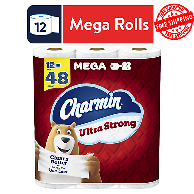 Charmin Ultra Strong Toilet Paper, 12 Mega Rolls