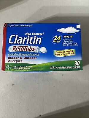Claritin RediTabs 24 Hour Non-Drowsy Allergy, Antihistamine Tablets, 30 Count