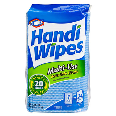 Clorox Handi Wipes Multi-Use Reusable Cloths, 72 ct.