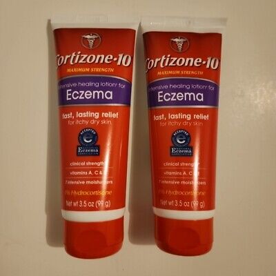 Cortizone 10 Lotion Intensive Healing Eczema Lotion 3.5oz X2 Exp 2026+